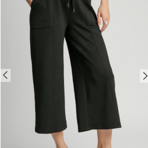 Front Tie Lightweight Jacquard Pants